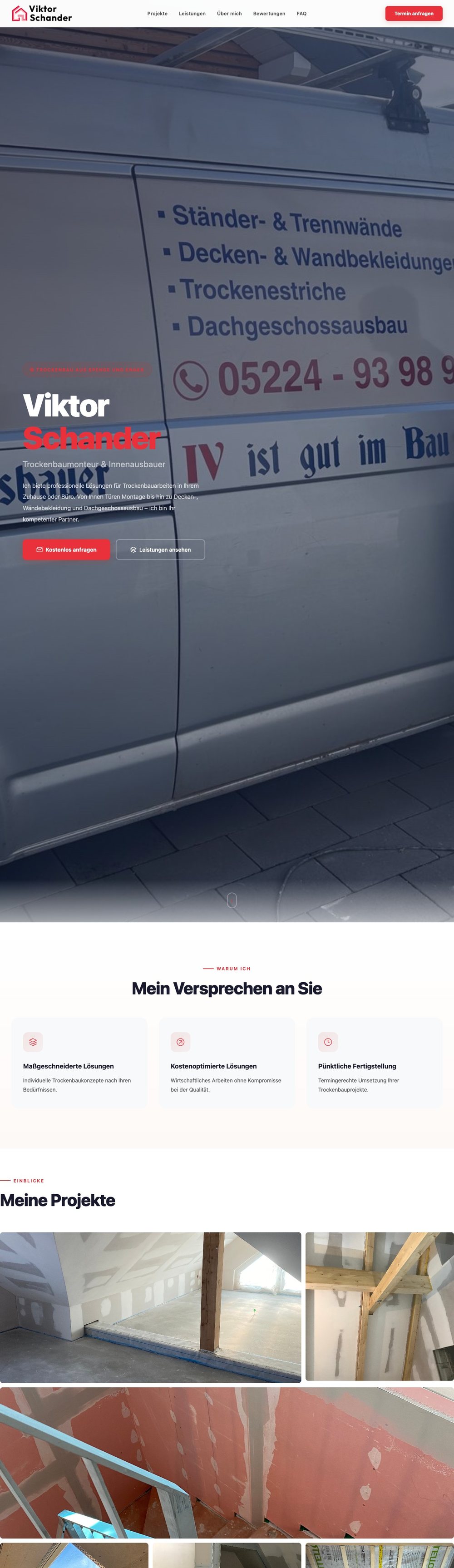 Fertige WeRefine-Website — Viktor Schander